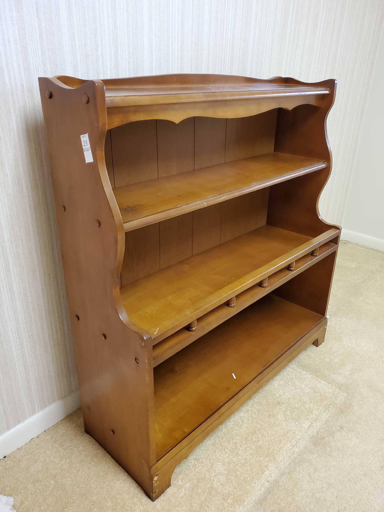 Nice Wood 4 shelf display / book case