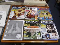 (22) ScrollSaw Woodworking & Crafts MAGAZINES!