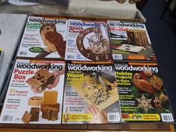 (22) ScrollSaw woodworking and Crafts, MAGAZINES!