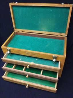 Machinist Chest with 4 Felt-lined Drawers