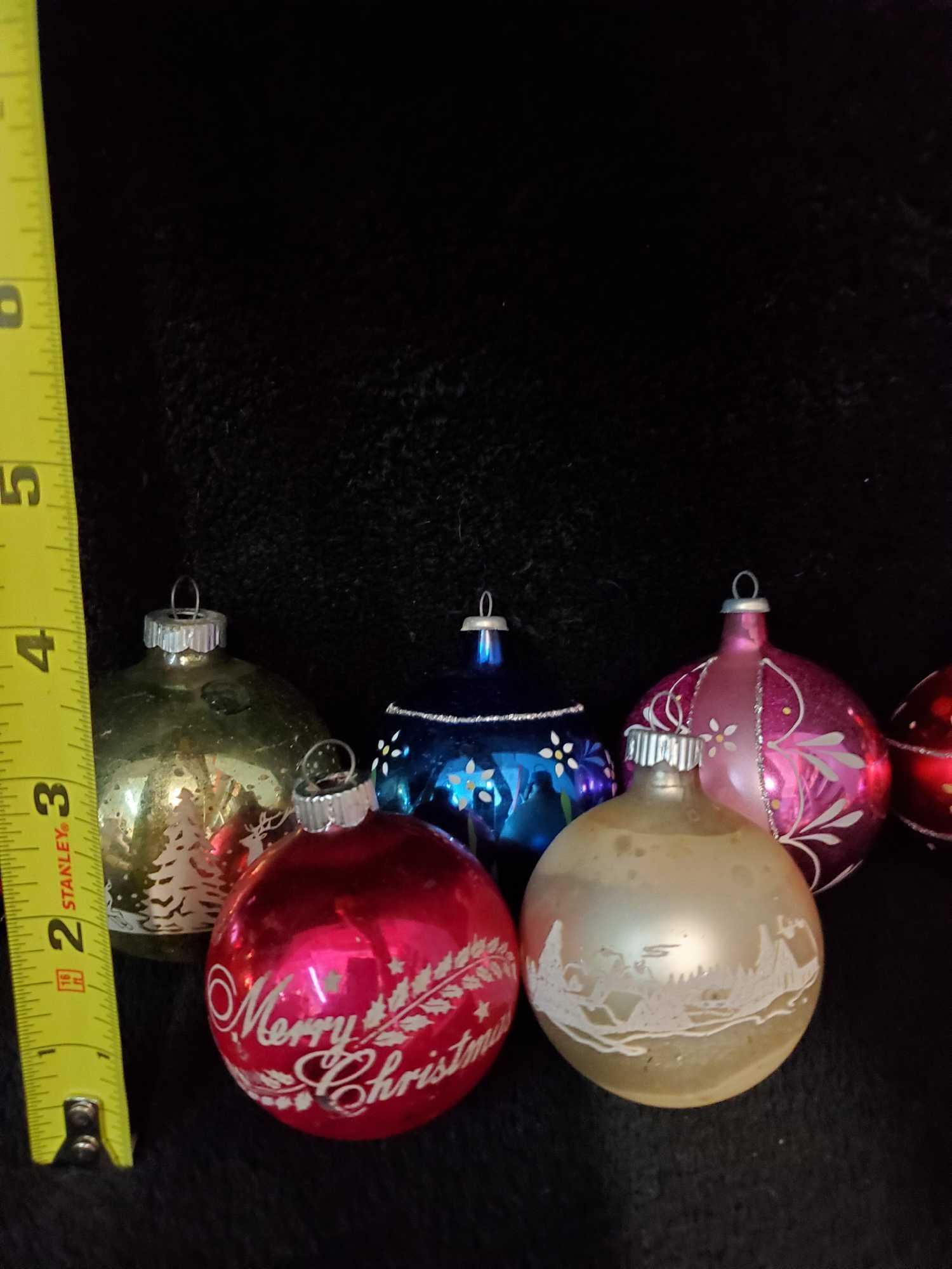 Huge lot of Vintage Glass Christmas bulbs