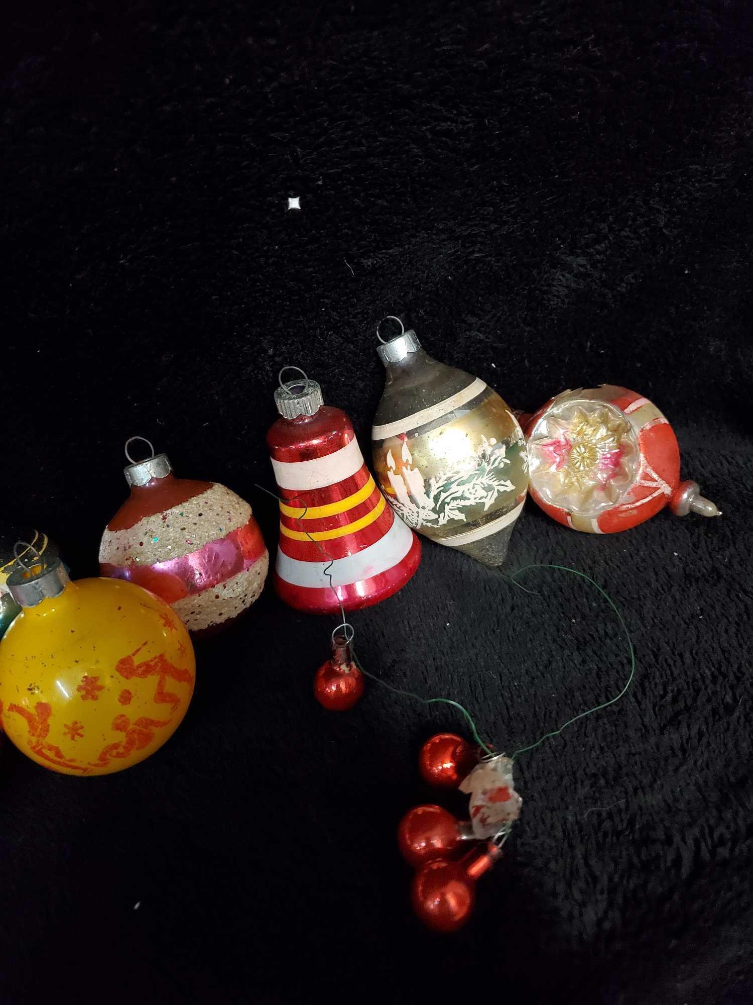 Huge lot of Vintage Glass Christmas bulbs