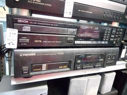 Denon double super linear converter CD player and Pioneer Cd player