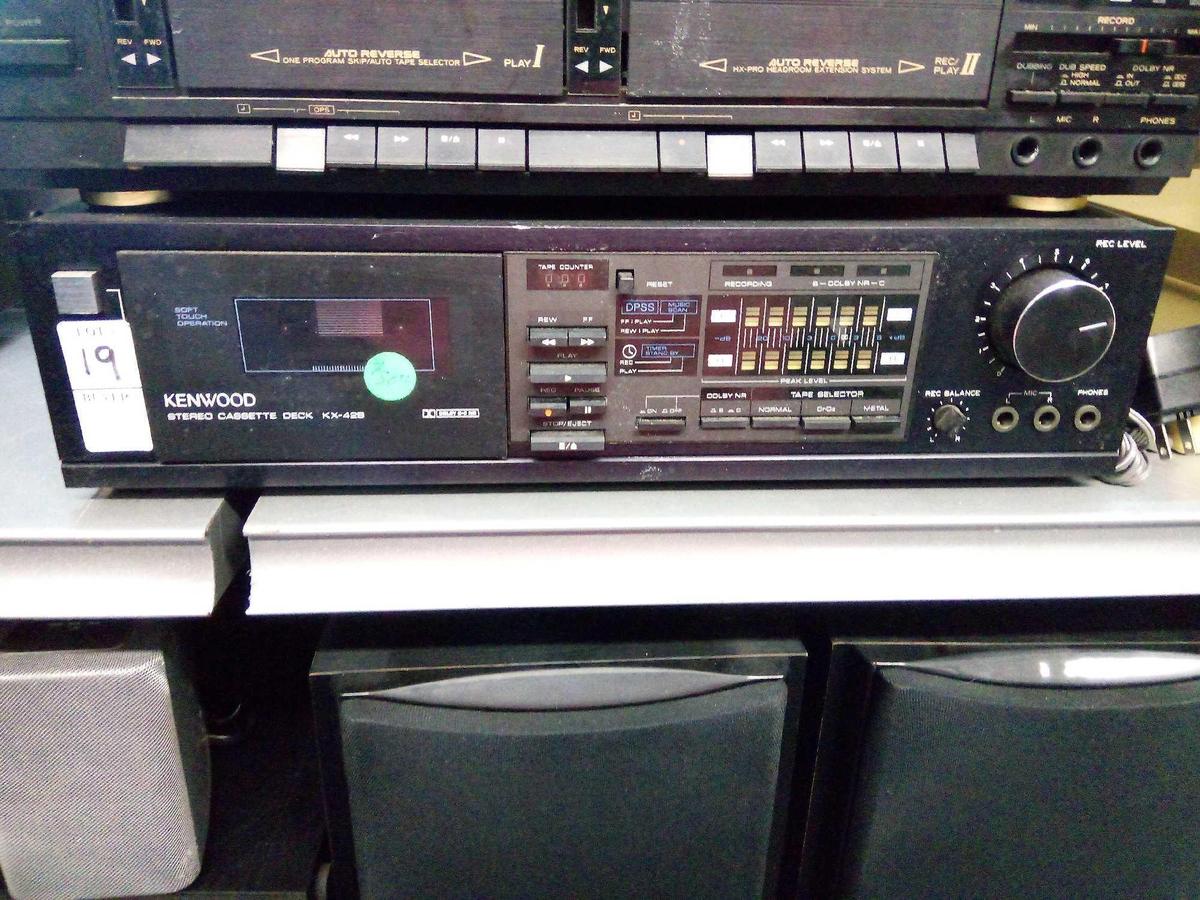 Kenwood Stereo Cassette Deck KX-42B