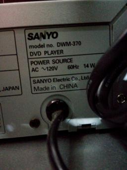 3 DVD mp3 cd players including full size Sanyo