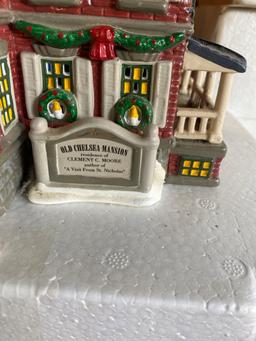 Rare Dept 56 Original Snow Village Old Chelsea Mansion