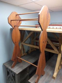 3 Ft+ Tall Wood Dowel Clothes Rack