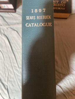 1897 Sears Roebuck reproduction catalog with hard cover