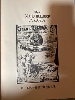 1897 Sears Roebuck reproduction catalog with hard cover