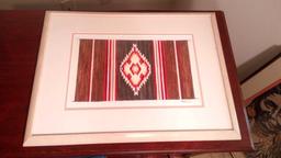 BEKI KILLORIN NATIVE AMERICAN FINE ART PRINT FRAMED AND MATTED