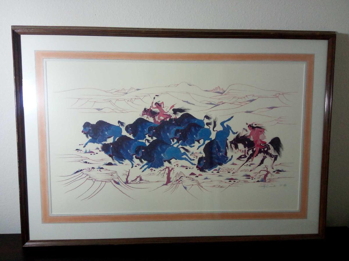 WOODY CRUMBO NATIVE AMERICAN FINE ART SIGNED AND NUMBERED