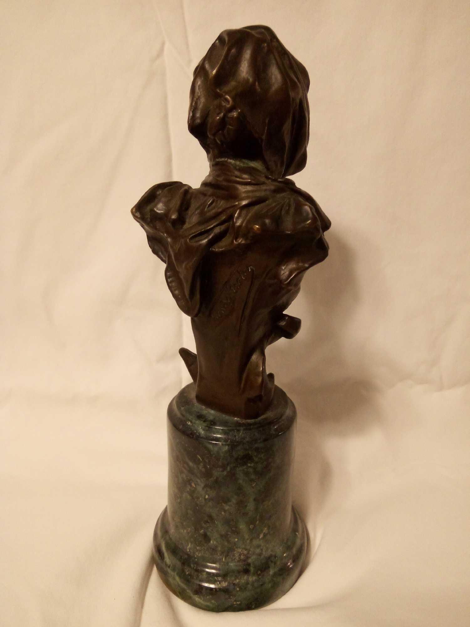 Georges van der Straeten (Georges Van Ghent), "April" Bronze Bust