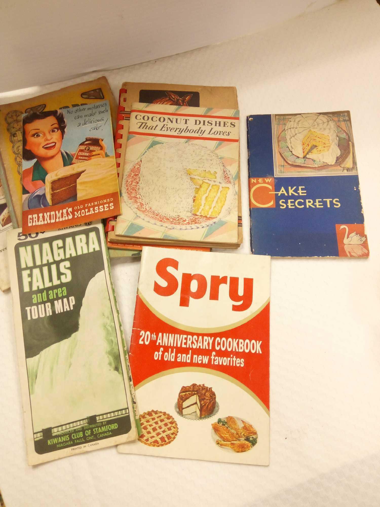 ADVERTISING AND COOKBOOKS FROM AS FAR BACK AS THE1930s