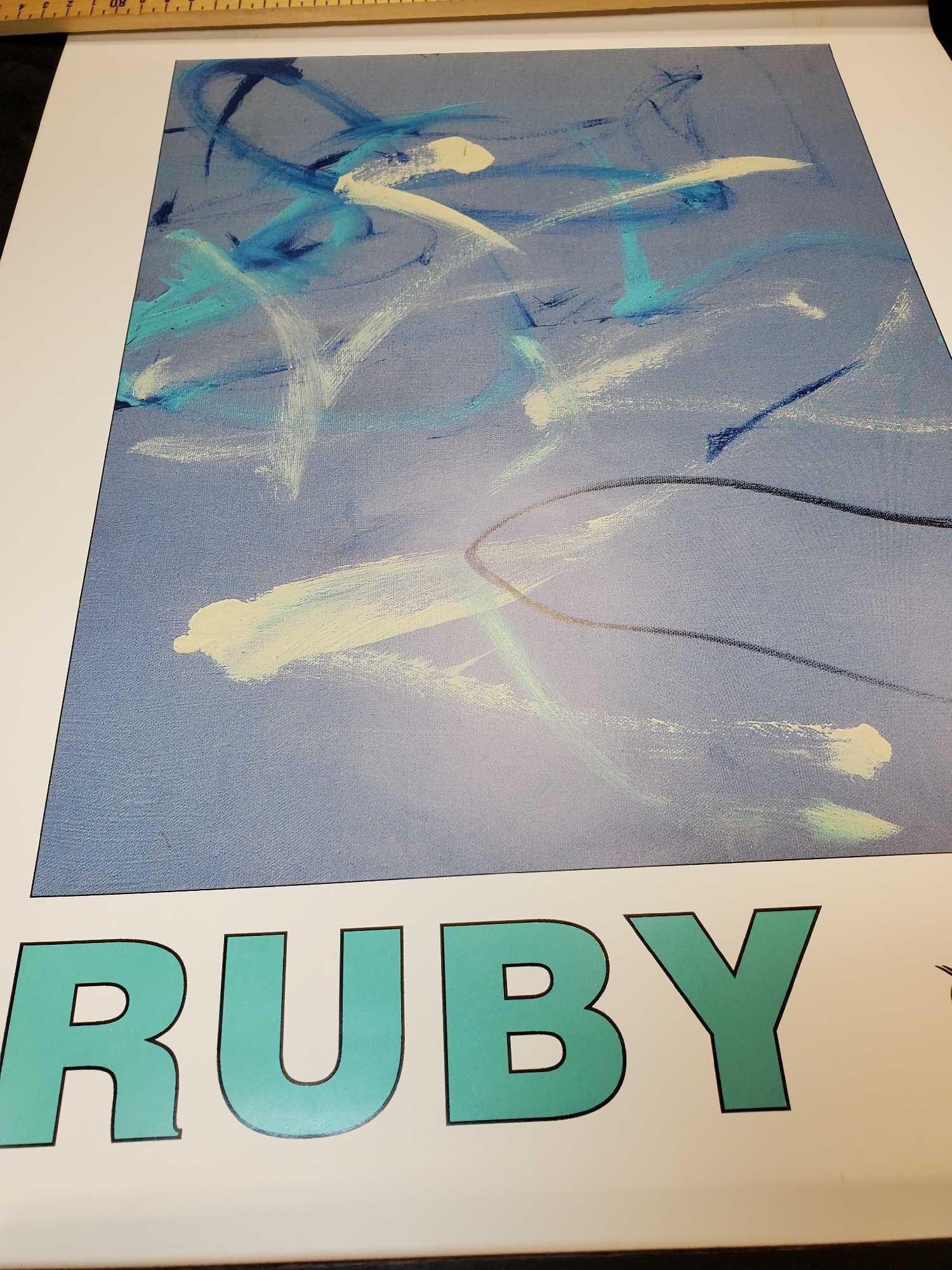 Limited Edition RUBY the Elephant art prints, 1991 and 1992