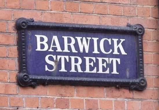 BACK AT BARWICK STREET!!