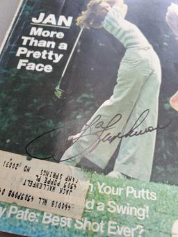 LOOK HERE! *SIGNED Jan Stevenson GOLF mag, Vintage PLAYBOY, and Links