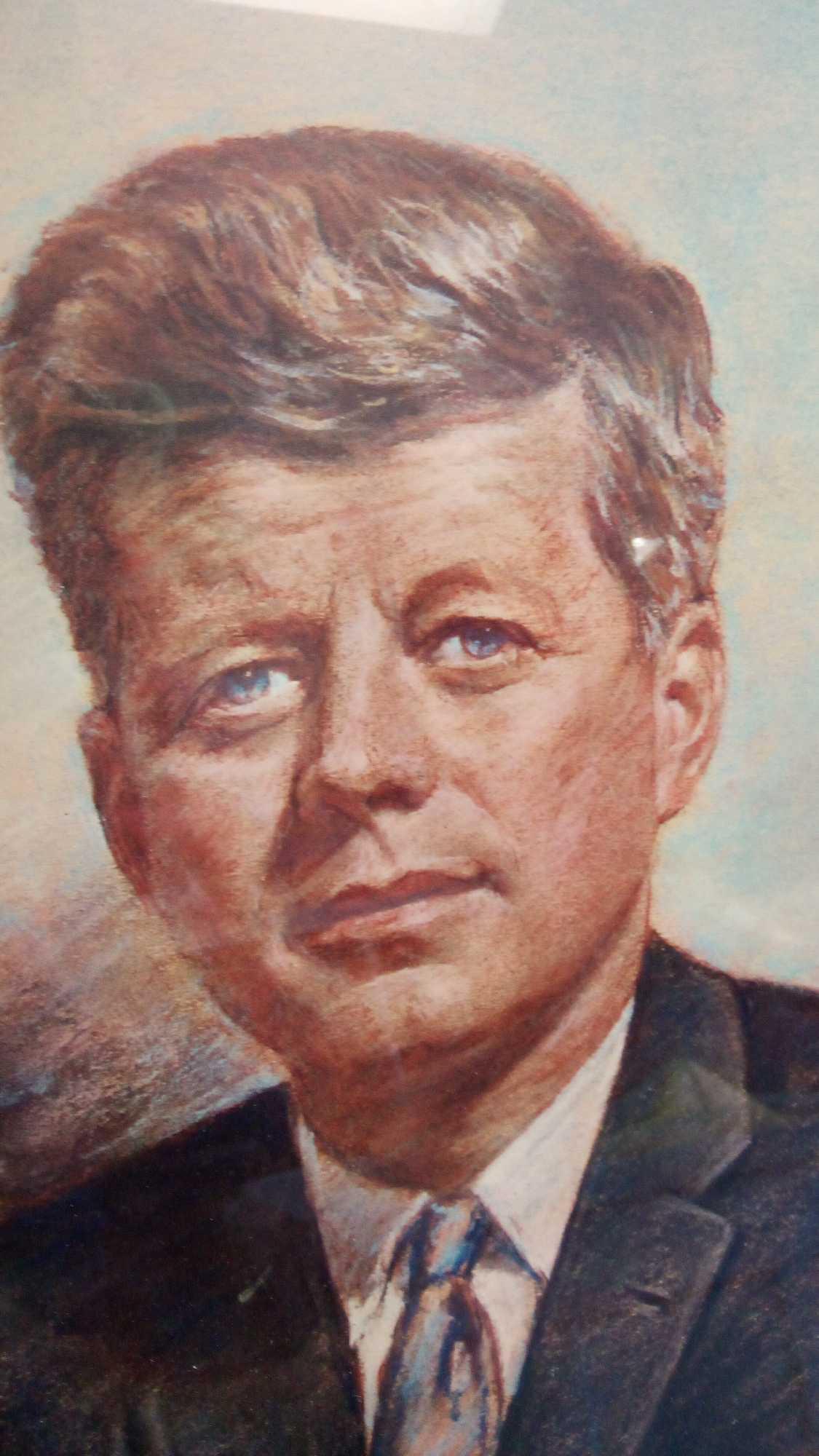 Extra Large 39" x 38" John F Kennedy Portrait by Jupas