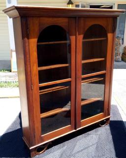GORGEOUS OVER 200 YEARS OLD ANTIQUE WOODEN SHALLOW CABINET/HUTCH