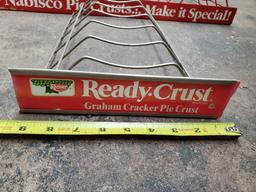 2 Nabisco wire advertising display racks