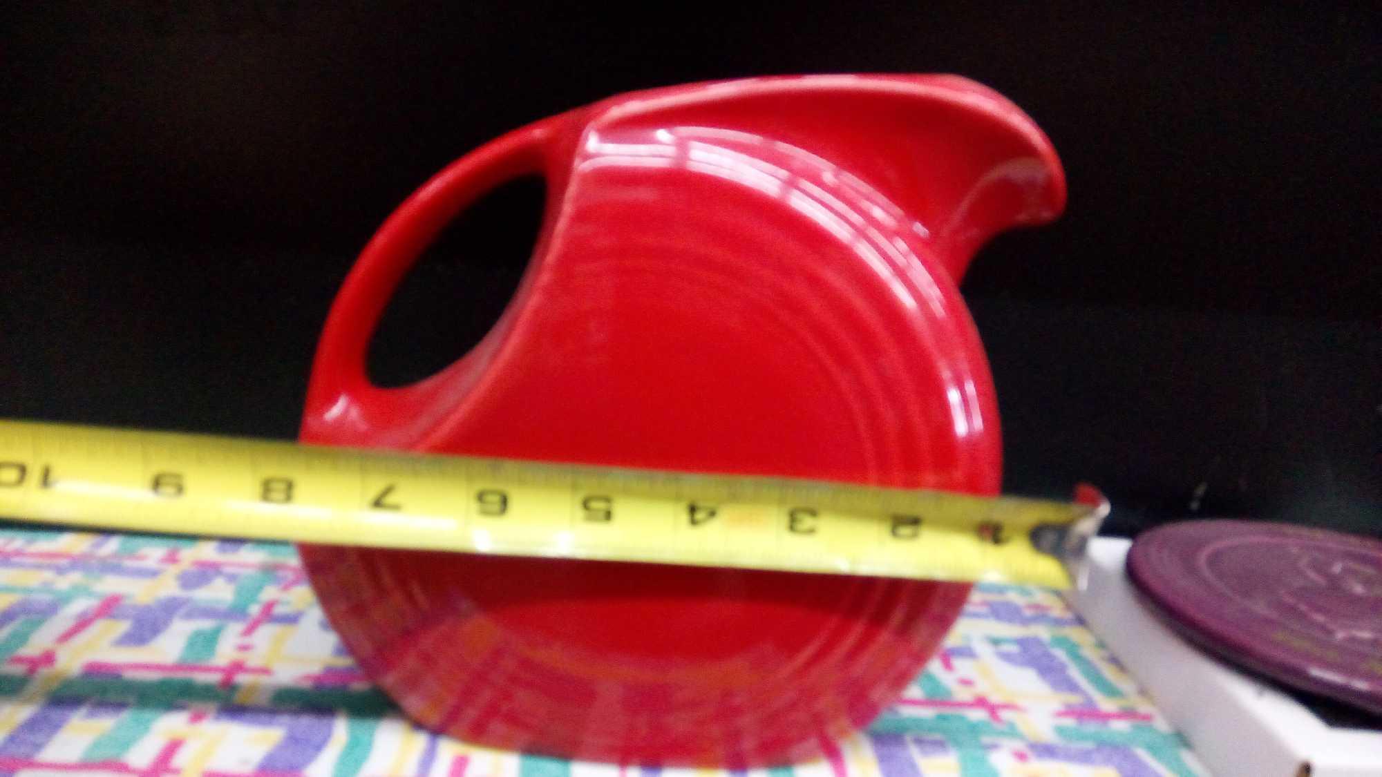 CHARMING FIESTA SCARLET PITCHER