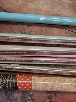 Grouping of GLASSLINE, VELLUM paper in tubes, NEW, plus DIY