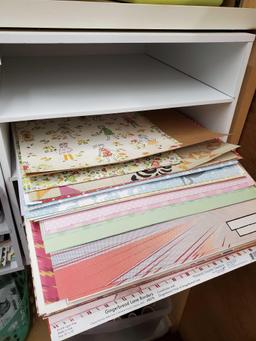 FILE ORGANIZER CUBE including craft scrapbook paper