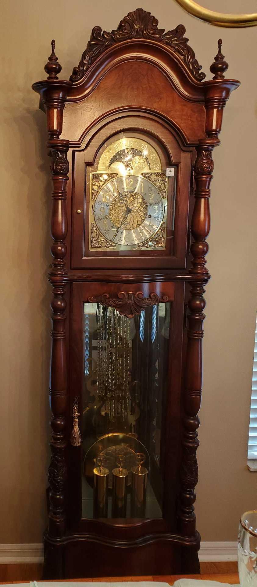 BEAUTIFUL and GRAND HOWARD MILLER GRANDFATHER CLOCK