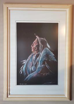 DAVID C. NEZ 3/5 ARTIST PROOF PRINT Native American