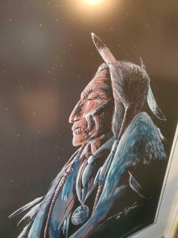 DAVID C. NEZ 3/5 ARTIST PROOF PRINT Native American