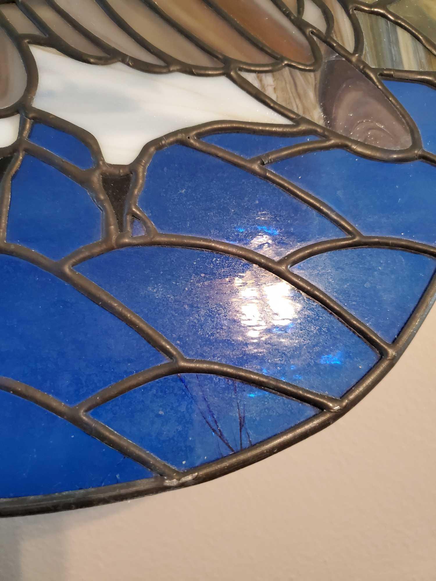 Nice STAINED GLASS GOOSE