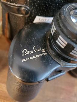 VINTAGE BINOLUX 10X50 BINOCULARS WITH CASE