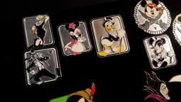 12 LANYARD PIN SERIES, HIDDEN MICKEY SERIES (3) TYPE PIN SETS