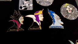 12 LANYARD PIN SERIES, HIDDEN MICKEY SERIES (3) TYPE PIN SETS