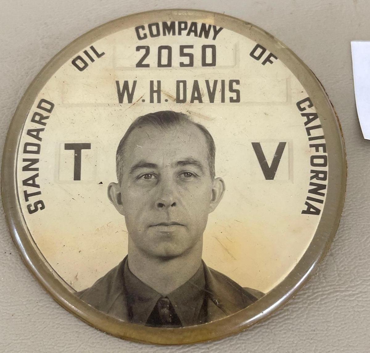 Vintage Standard Oil Company of California - 2050-W.H.Davis- TV