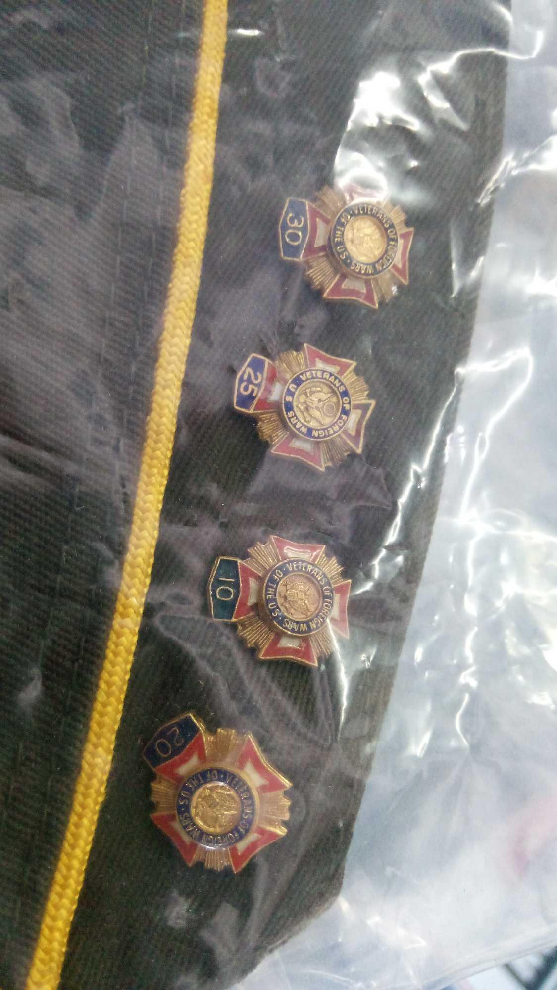 (2) FLORIDA VFW VETERANS OF FOREIGN WARS CAPS