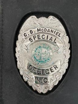 Vintage Badges/Badge Holder State of North Carolina-1971 Public Safety Officer Badge #S57, Durham,