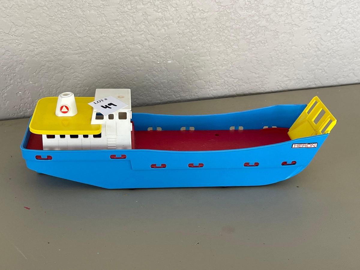 1971 Matchbox ferry boat, car fairy, missing flag