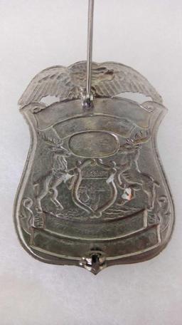 Vintage Reserve Police R-10 Dearborn Heights Badge