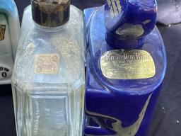 TRIO of Vintage Decanters including Old hickory, New Hampshire, Indianapolis