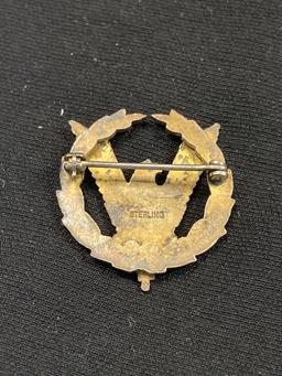 VINTAGE BADGE, US MERCHANT MARINE