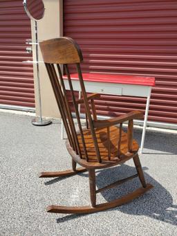 Vintage wooden rocking chair