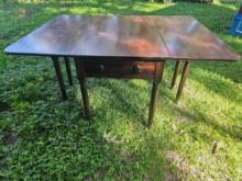 Antique Gate Leg Dining table, wooden