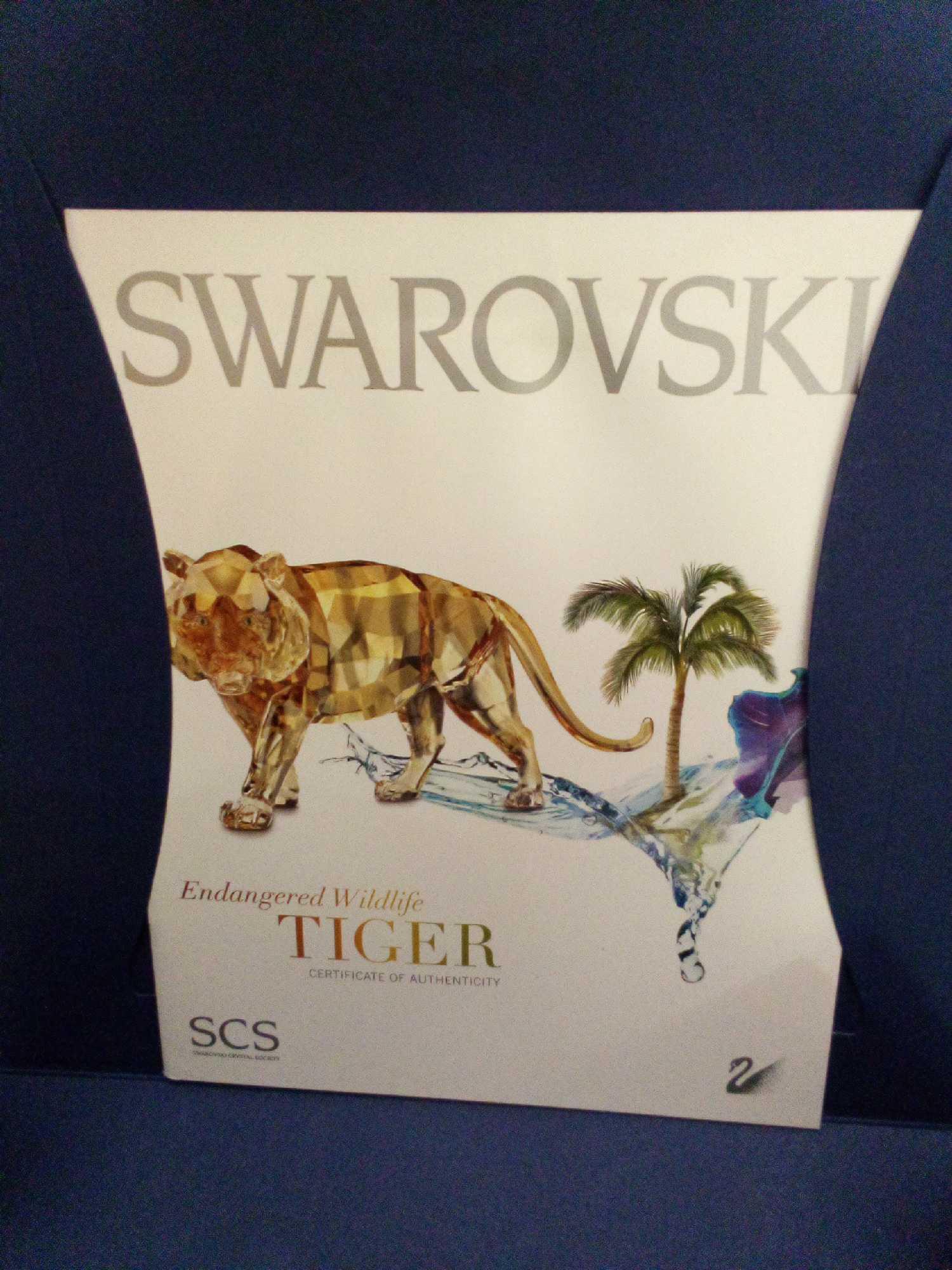 SWAROVSKI SCS 2010"ENDANGERED WILDLIFE" BENGAL TIGER