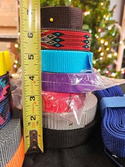 GREAT COLLECTION OF CRAFT heavy duty STRAPPING, NEW