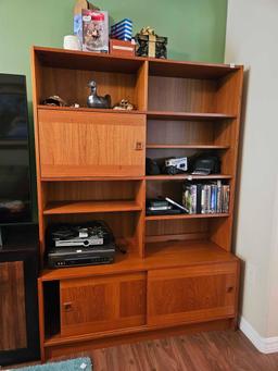 DOMINO MOBLER DANISH TEAK BOOKCASE