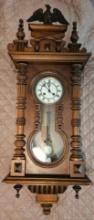 Vintage RA Pendulum Chiming Wall Clock Germany