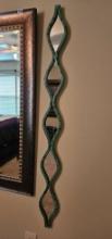 Mirror Wall Decor Wavy metal