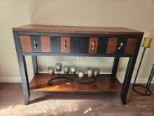 French-inspired Vintage Pier 1 Imports Baldwin Console Table