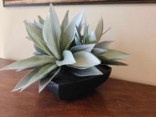 Cute Faux Succulent Agave in Pot