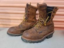 Red Wing Shoes Boots ASTM F2892-11 EH Men?s Size 10 Leather